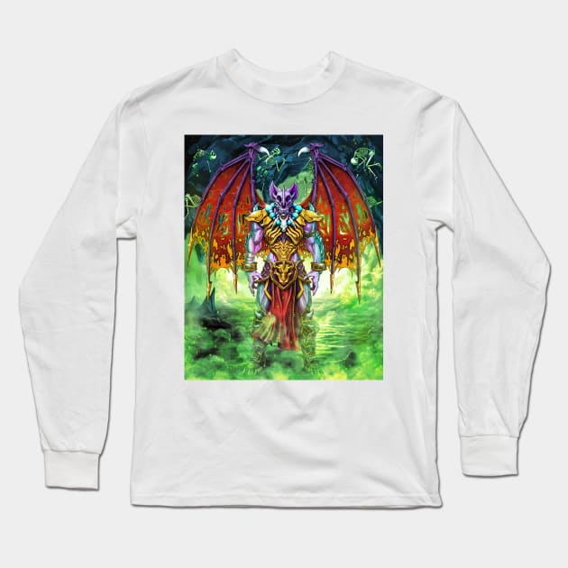 Lord of Death Long Sleeve T-Shirt by Psydrian